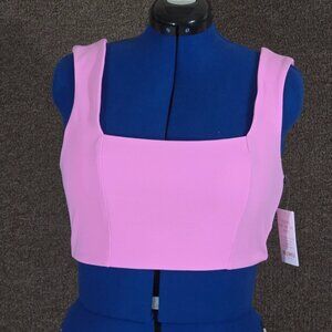 Show me Your Mumu Ansley Crop Top Pink Sz L-NWT